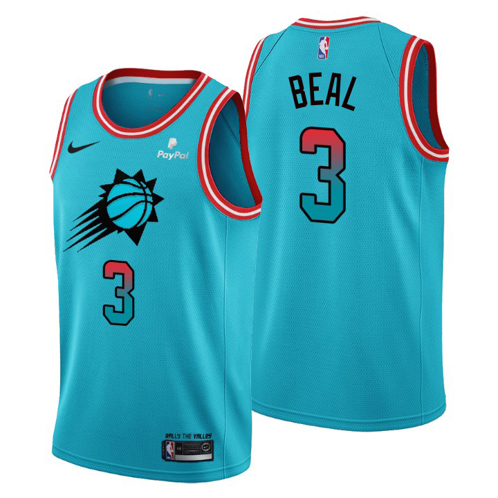 Suns #3 Bradley Beal Men's 2023-24 City Edition NBA Jersey - Cherry ...